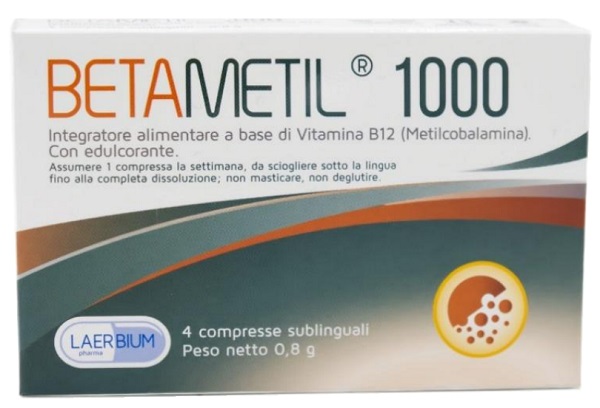 BETAMETIL 1000 4 COMPRESSE SUBLINGUALI - Farma Nice