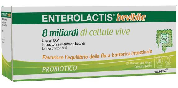 ENTEROLACTIS BEVIBILE 12 FLACONCINI X 10 ML - Farma Nice