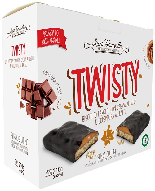 TWISTY BISCOTTO CON CREMA MOU RB SENZA GLUTINE 210 G - Farma Nice