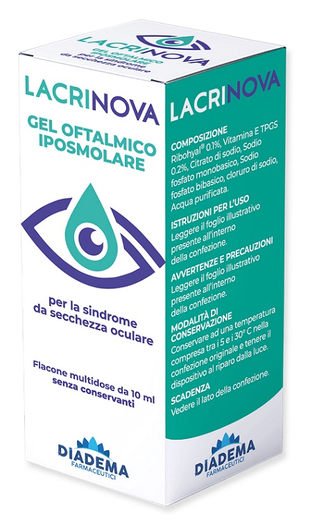 LACRINOVA GEL OFTALMICO IPOSMOLARE TB 10 ML - Farma Nice
