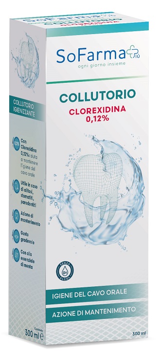 COLLUTORIO CLOREXIDINA 0,12% 200 ML SOFARMAPIU' - Farma Nice