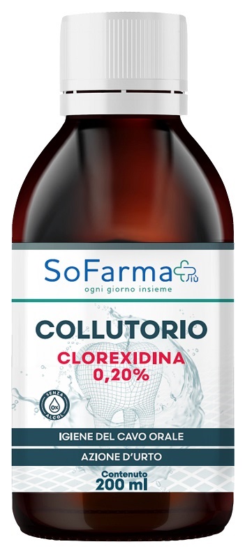 COLLUTORIO CLOREXIDINA 0,20% 200 ML SOFARMAPIU' - Farma Nice