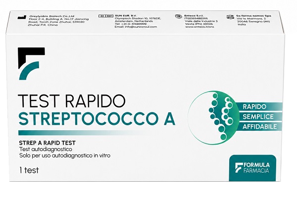 TEST RAPIDO AUTODIAGNOSTICO FORMULA FARMACIA STREPTOCOCCO A - Farma Nice