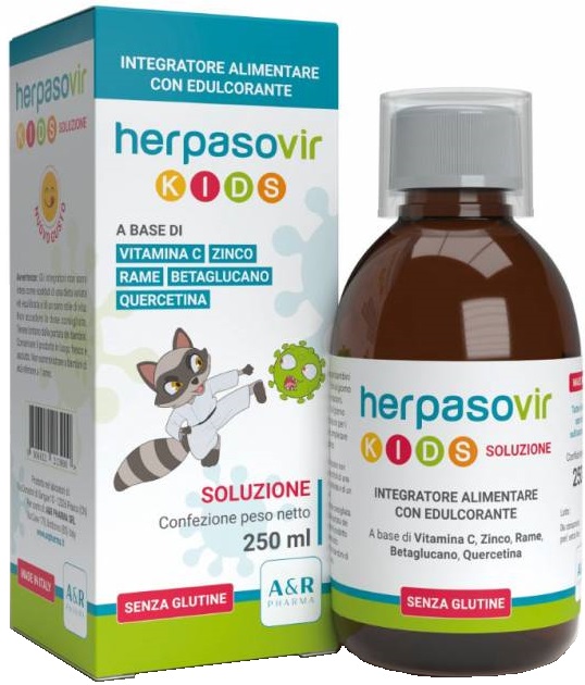 HERPASOVIR KIDS SOLUZIONE RT 250 ML - Farma Nice