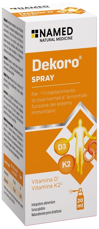 DEKORO SPRAY 20 ML SENZA GLUTINE, NATURALMENTE PRIVO DI LATTOSIO - Farma Nice