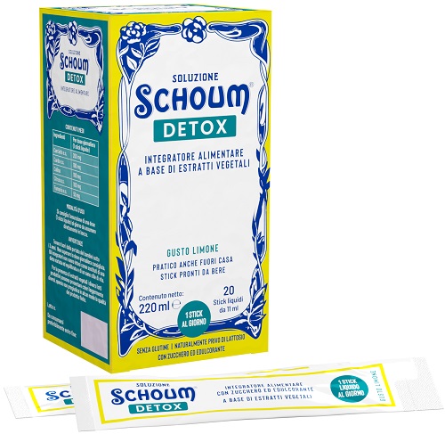 SOLUZIONE SCHOUM DETOX 20 STICK - Farma Nice