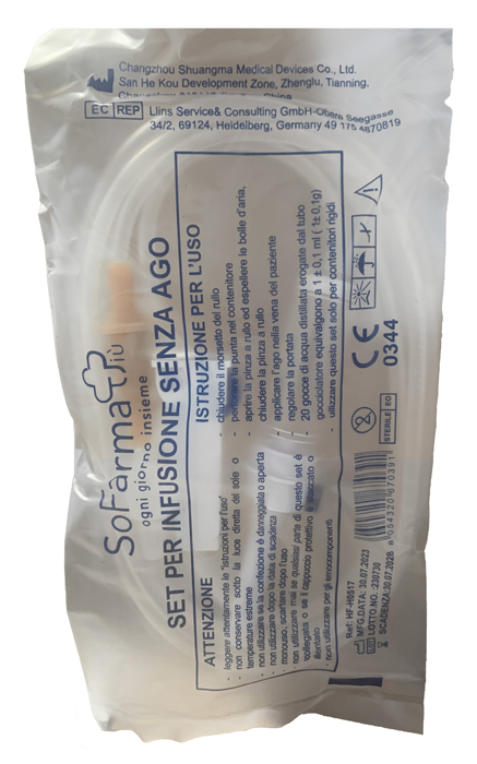 DEFLUSSORE SENZA AGO GAUGE 21 SOFARMAPIU' - Farma Nice