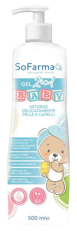 DETERGENTE BABY 2IN1 500 ML SOFARMAPIU' - Farma Nice