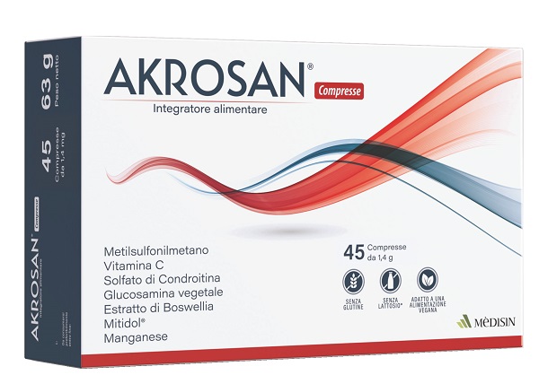 AKROSAN 45 COMPRESSE - Farma Nice