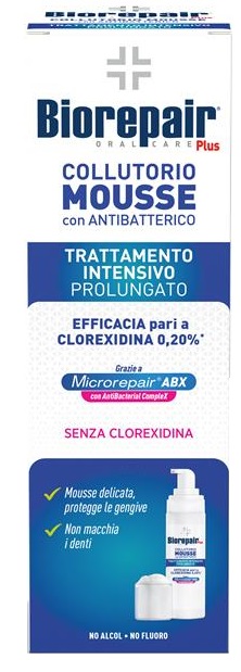 BIOREPAIR PLUS COLLUTORIO MOUSSE ANTIBATTERICO ABX 200 ML - Farma Nice