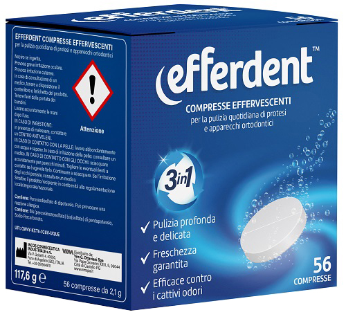 EFFERDENT 56 COMPRESSE EFFERVESCENTI - Farma Nice