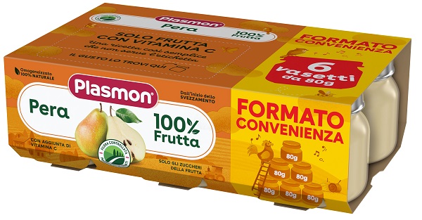 PLASMON OMOGENEIZZATO PERA 6X80 G - Farma Nice