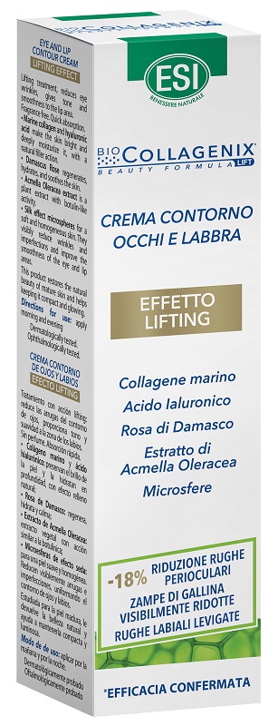 ESI BIOCOLLAGENIX CREMA CONTORNO OCCHI LABBRA EFFETTO LIFTING 15 ML - Farma Nice