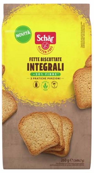 SCHAR FETTE BISCOTTATE INTEGRALI 260 G - Farma Nice