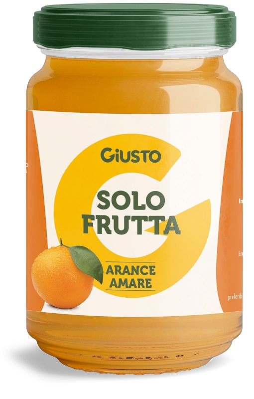 GIUSTO SOLO FRUTTA CONFETTURA ARANCE AMARE 220 G - Farma Nice