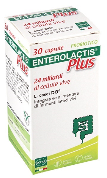 ENTEROLACTIS PLUS 30 CAPSULE - Farma Nice