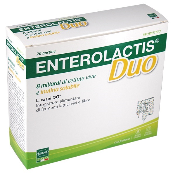 ENTEROLACTIS DUO POLVERE 20 BUSTINE - Farma Nice