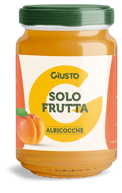 GIUSTO SOLO FRUTTA CONFETTURA ALBICOCCHE 220 G - Farma Nice