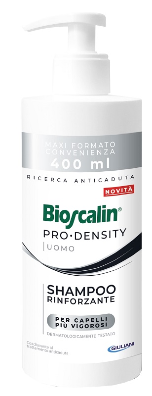 BIOSCALIN PRO DENSITY UOMO SHAMPOO RINFORZANTE 400 ML - Farma Nice