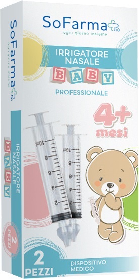 IRRIGATORE NASALE BABY 2 PEZZI SOFARMAPIU' - Farma Nice