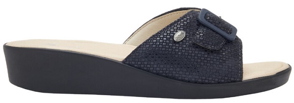 MANGO PRINTED SUEDE W NAVY BLUE 39 - Farma Nice