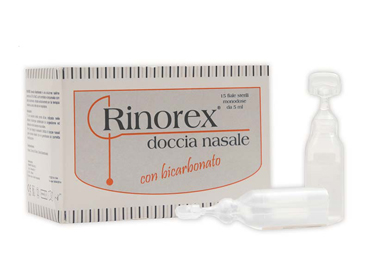RINOREX DOCCIA AEROSOL BICARBONATO 15 FIALE 5 ML - Farma Nice