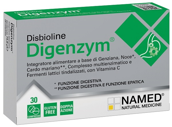 DISBIOLINE DIGENZYM AB 30 COMPRESSE - Farma Nice
