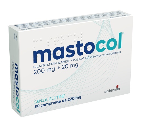 MASTOCOL 30 PALMITOILETANOLAMIDE 200 MG + POLIDATINA FORMA CO MICRONIZZATA 20 MG 30 COMPRESSE - Farma Nice
