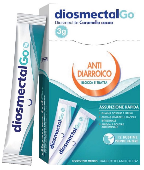 DIOSMECTALGO CARAMELLO CACAO 12 STICK - Farma Nice