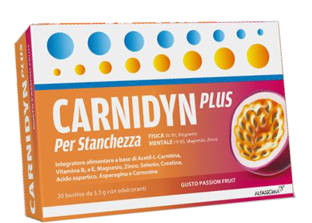 CARNIDYN PLUS 20 BUSTINE DA 5,3 G GUSTO PASSION FRUIT - Farma Nice