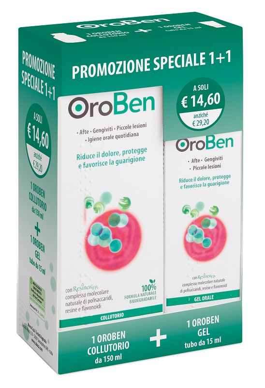 OROBEN COLLUTORIO + GEL CONFEZIONE SPECIALE 1+1 - Farma Nice