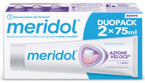 MERIDOL DENTIFRICIO AZIONE VELOCE 75 ML BITUBO - Farma Nice