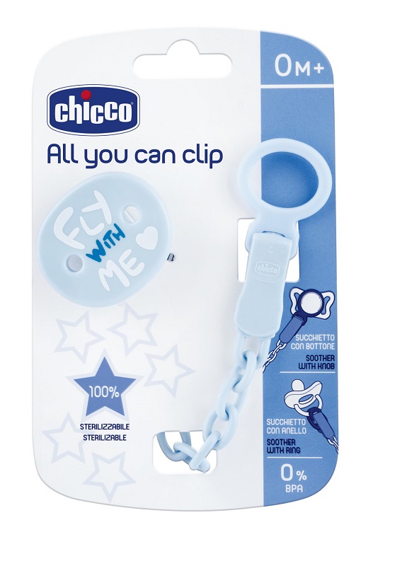 CHICCO CLIP UNIVERSALE BLU - Farma Nice