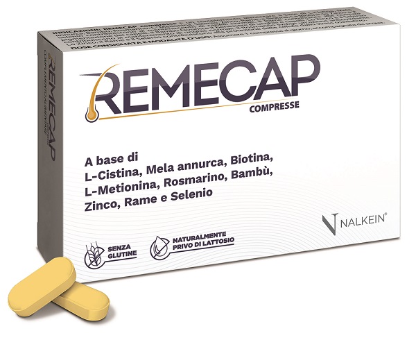 REMECAP 30 COMPRESSE RIVESTITE DA 1,25 G SENZA GLUTINE NATURALMENTE PRIVO DI LATTOSIO - Farma Nice